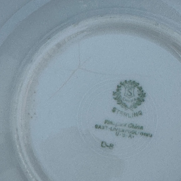 Sterling China small plate / nautical theme - Picture 5 of 7